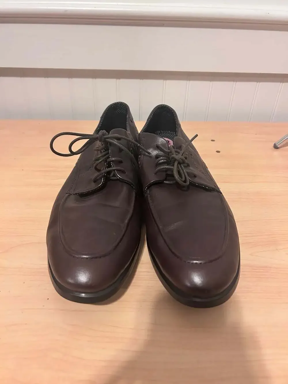 Rockport Adiprene Brown Leather Split Toe Oxford Dress Shoes